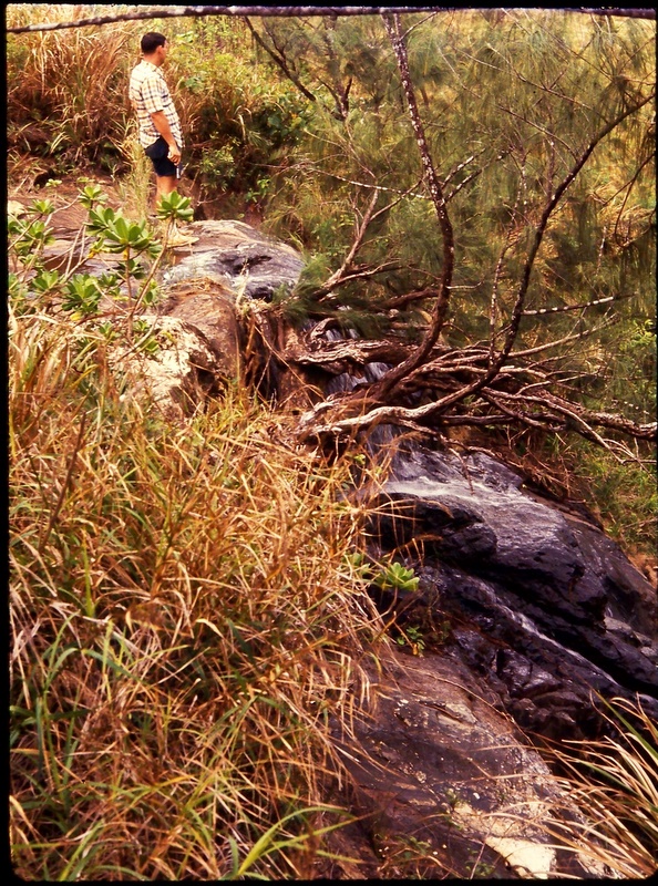 Andy at top of ravine